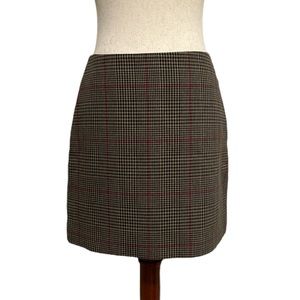 & Other Stories X Lanificio Comatex Textiles Mini A-Line Houndstooth Skirt